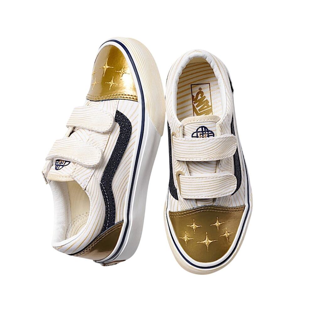 KPop Demon Hunters x Vans Old Skool V Golden Kids 13 NIB